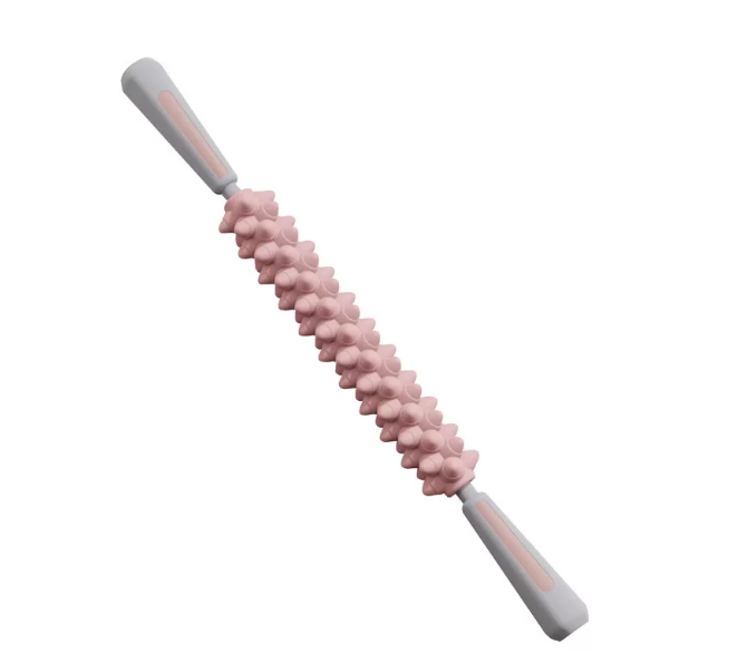 狼牙棒筋膜放松滚轮｜深层肌肉按摩棒｜瑜伽运动康复滚轴按摩器